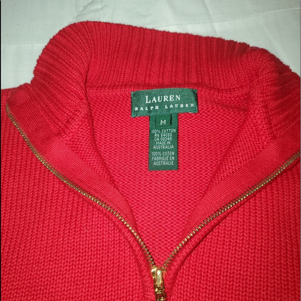 Ralph Lauren Zip Up Sweater
